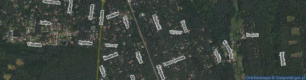 Zdjęcie satelitarne Nowinek ul.